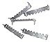 100 Large Sawtooth Picture Hangers No Nail 1-3/4” Nailess Zinc Plated for Hard and Soft Wood Frames