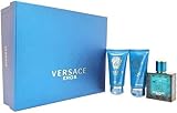 Versace Eros Set for Men Eau de Toilette Aftershave Balm Shower Gel 3pc