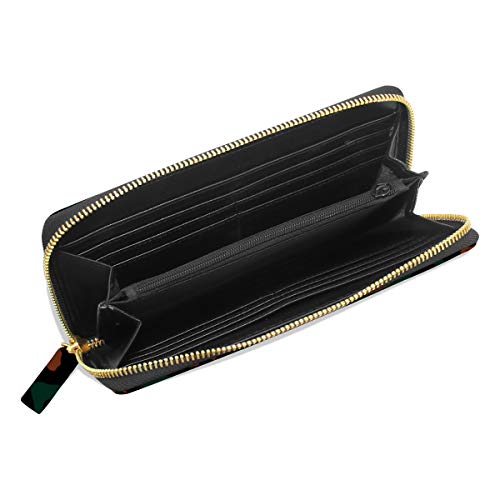 41eWvdbDiBL BKEOY - Cartera de Piel para Mujer, diseño de Leopardo, con Cremallera, con Cremallera, para Tarjetas de crédito BKEOY - Cartera de Piel para Mujer, diseño de Leopardo, con Cremallera, con Cremallera, para Tarjetas de crédito - Imagen 6