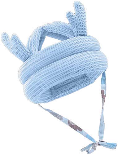 Baby Infant Safety Helmet Head Protective Hat,Adjustable Head Cushion Anti-Collision Cap, Head Protector Harness Hat Breathable Headguard for Toddlers Baby-Boys Girls Learn to Walk 6-36 Months