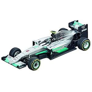 Carrera 64096 GO!!! Mercedes F1 W7 Hybrid, Nico Roserg, No.6 Slot Car (1:43 Scale)