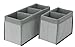 Delta Children 2 Piece Nursery Organizer Set, Dove Grey