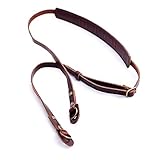 b.still Leather Adjustable Camera Neck Shoulder Strap for Leica Canon Nikon Fuji Olympus Lumix Sony + FREE Lens Bag