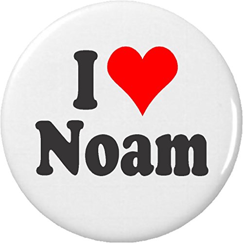I Love Noam 2.25â€ Large Pinback Button Pin