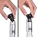 Aksesroyal Wine Pump with Valve Wine Stoppers (Silver 6 Stoppers)