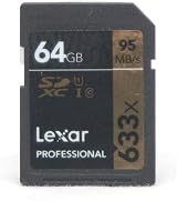 Lexar 64GB Professional Class 10 95MB/s SDXC UHS-I Memory Card 633x view 2