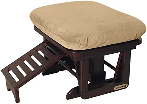 Shermag Glider Ottoman with Footrest, Cherry Honey