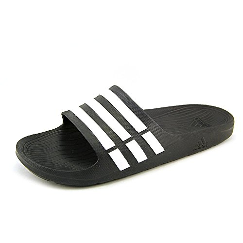 adidas Duramo Slide Sandal Black/white/black (Men) - 11