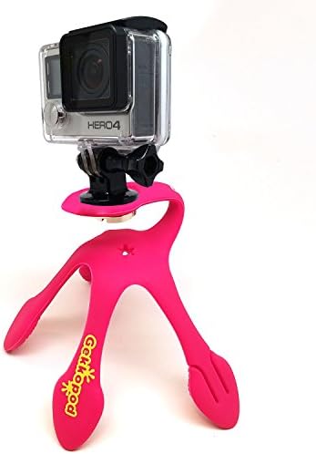 Gekkopod GoPro &amp; Smartphone Mount - Portable and Extremely Flexible Mount that can be Set, Wrapped, Hung, Clung and Submerged Practically Anywhere