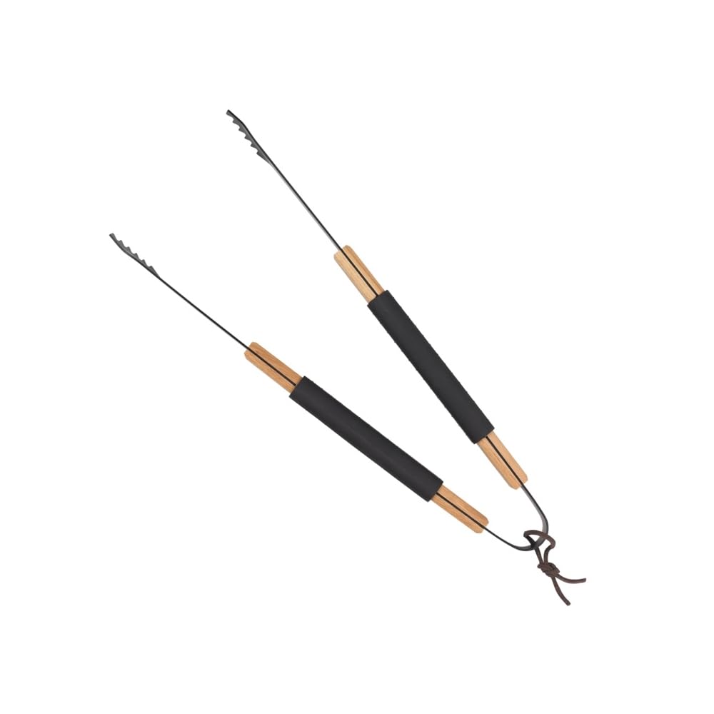 Chef Aid BBQ Tongs - Sturdy, Ergonomic Design for Perfect Grip, Flipping and Handling Burgers, Meat, Veggies, and More. Non-Stick Coating for Easy Clean. Heat Resistant and Durable Over Open Flame