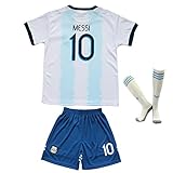 2019 Copa Soccer Team America Argentina Brazil Colombia Messi Neymar James Kids Jersey Shorts