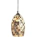 Sunlite 11 Inch LED Decorative Pendant Light Fixture, 9 Watts (60 Watt Equivalent), 800 Lumens, Dimmable, Glass Shade, Brushed Nickel Finish, ETL Listed, Venice