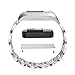 NotoCity Compatible Garmin Vivofit3/ Jr Band Stainless Steel Metal Replacement Strap for Garmin Vivofit 3/Vivofit Jr, NOT for Garmin Vivofit 1/2/HR
