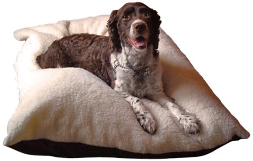 Dog bed king usa large pillow style dog bed, 27-inch by…
