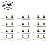 AMI PARTS 3392519 Dryer Thermal Fuse Replacement Part for Whirlpool & Kenmore Dryers - Replaces 3388651, 694511, 80005, WP3392519VP (12pcs)