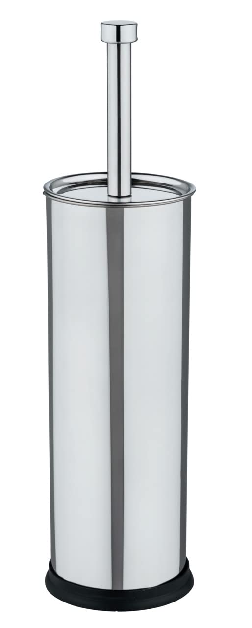 WENKO 15204100 Exclusive WC-Set - Stainless Steel, 10 x 40 x 10 cm, Shiny