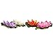OnePlus Floating Pond Decor Water Lily / Lotus Foam Flower, Small (Set of 4)