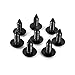 GOOACC Nylon Bumper Fastener Rivet Clips Fender& Bumper Shield Retainer for GM, Ford & Chrysler 7mm Hole Retainer Auto Body Clips - 100PCS