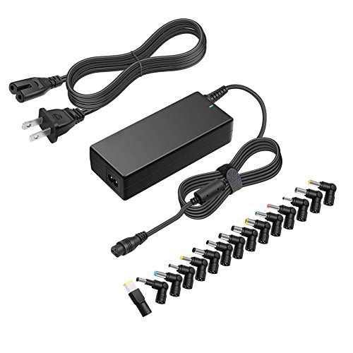 Powseed 90W Universal Laptop Charger for HP Asus Acer Toshiba Dell Lenovo IBM Samsung Sony Gateway Notebook Ultrabook Chromebook, DC 18.5V 19V 19.5V 20V Power Adapter AC Supply Cord