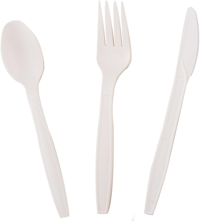Benail Compostable / Biodegradable Durable Cutlery EcoFriendly GO