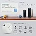 MartinJerry Mini Smart Plug Works with Alexa, Smart Home Devices Works with Google Home, No Hub Required, Easy Installation and App Control as Smart Switch On/Off/Timing (Round - 1 Pack)