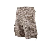 Desert Digital Camouflage Vintage Infantry Cargo Shorts