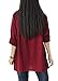 ASHER FASHION Women's T-Shirt,Long Sleeve Casual T-Shirt Tees Solid Linen Tunic Tops Blouse US 0-8