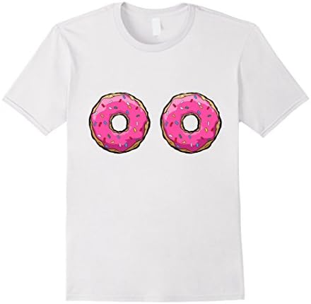 Men's Funny Donut Sprinkle T-Shirt, Doughnut Shirt, Donut t shirt Medium White