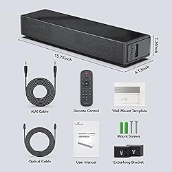 LARKSOUND 2.1 CH Sound Bar with Built-in