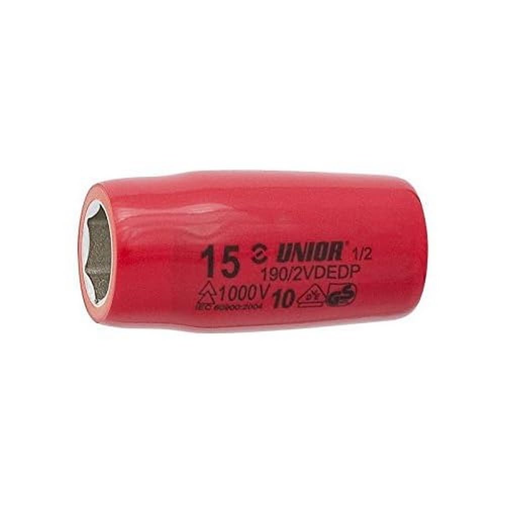 Unior 190/2VDEDP Socket 1/2 Inches, Fully Insulated, 21 mm
