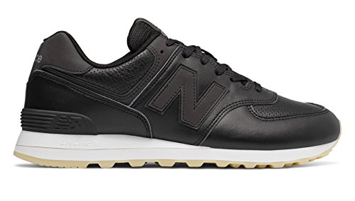 New Balance 574 Luxe Leather Shoe Men's Casual 11 Black