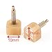 Anddas 10pairs Beige High Heel Tips Shoe Stiletto Sole Repair Dowel Pin Replacement Taps (U Shape)(10x11mm)