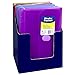 C-Line Super Heavyweight Poly Mini Size Binder Pocket, 5.5 x 8.5 inches, 7-Hole Punched, 1 Pocket, Color May Vary (08730)