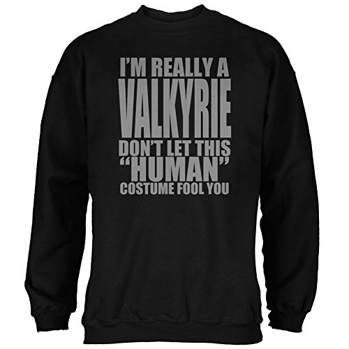 Halloween Human Valkyrie Costume Mens Sweatshirt