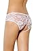 MidLove Women's Sexy Panties Lace Knickers Panty with Bow (X-Large, White)
