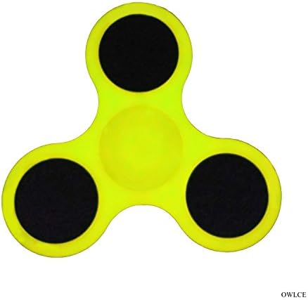NFL Glow In The Dark Fidget Spinner Cool EDC Focus Fidget Toy with Hybrid Ceramic Bearing Ultra Durable Non-3D printed for Adult Children (Fluorescent yellow)