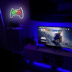 LED Game Neon Sign Gamepad Shape LED Sign Light