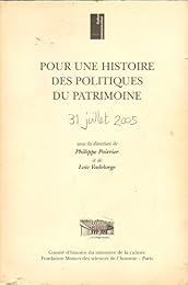 Pour une histoire des politiques du patrimoine