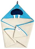 3 Sprouts Hooded Towel, Walrus