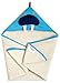 3 Sprouts Hooded Towel, Walrus