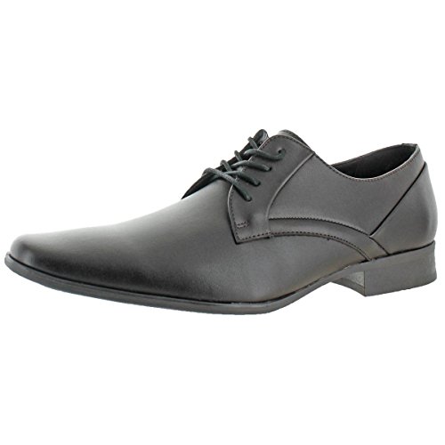 Calvin Klein Mens Benton Leather Oxford Oxfords Brown 10.5 Medium (D)