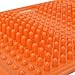 Roundish Tips Orange Foot Massage Mat for Plantar Fasciitis, Arch Pain, Pain Syndrome, Deep Tissue, Stress. Shiatsu & Acupressure Foot Massager for Acupuncture, Reflexology, Neuropathy