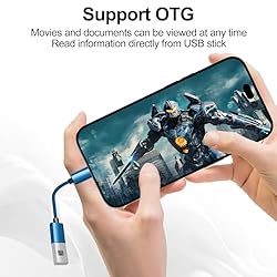 xiwxi [4 Pack【USB-C to USB-A】&【USB-A to