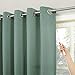 Sun Zero Barrow Extra-Wide Energy Efficient Sliding Patio Door Curtain Panel with Pull Wand, 100