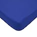 American Baby Company 100% Natural Cotton Percale Fitted Crib Sheet for Standard Crib and Toddler Mattresses, Royal, Soft Breathable, for Boys