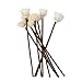 Jecengs Pack of 30 Brown Rattan Reed Fragrance Diffuser and Flower Replacement Refill Rattan Sticks -Two Different Rattan Sticks Flowers