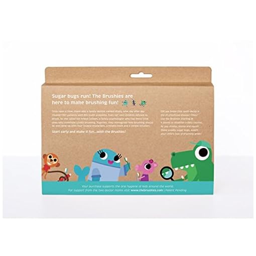 The Brushies Baby & Toddler Toothbrush & Storybook, Gift Set of 4 Brushes - Image 5