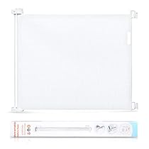 Puertas retráctiles de malla para bebés y mascotas, puerta de seguridad para bebés PRObebi para interiores / exteriores / escaleras / entradas / terrazas / barandillas
