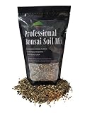 Bonsai Soil Mix - Premium Professional, All Purpose, Sifted and Ready to Use Tree Potting Blend in Easy Zip Bag - Akadama, Black Lava, Pumice & Charcoal -"Boons Mix" (1.25 Quart)