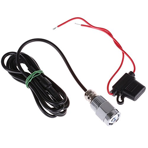 Rumfo 12V-24V 9W Boat Drain Plug Light 6 LED Boat Drain Plug Light Marine Lighting with Waterproof Connector for Fishing Swimming Diving